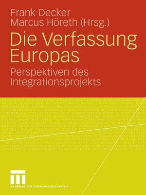 cover image of Die Verfassung Europas
